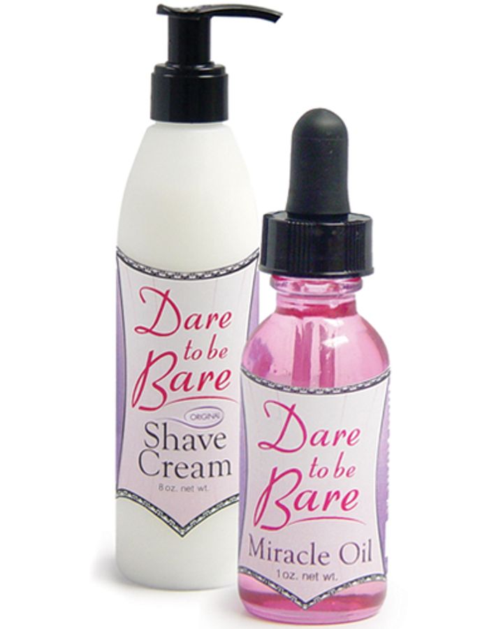 Dare to Be Bare Shave Cream and Miracle Oil