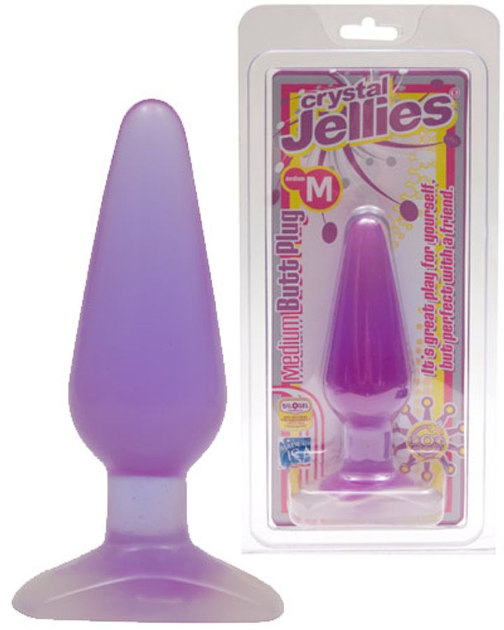 Crystal Jellies Medium Butt Plug