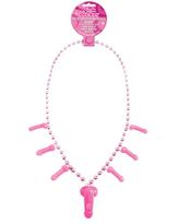 Pink Pecker Party Whistle Necklace