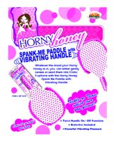 Horny Honey Spank Me Paddle With Vibrating Handle