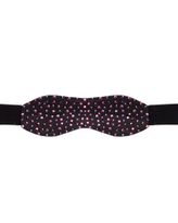 Leather Swarovski Crystal Leather Blindfold