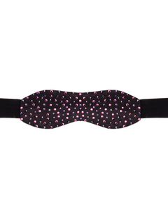 Leather Swarovski Crystal Leather Blindfold