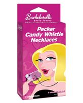 Bachelorette Party Favors Pecker Candy Whistle Necklace