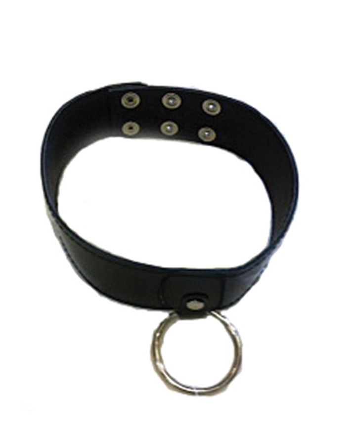 Leather Large O Ring Collar