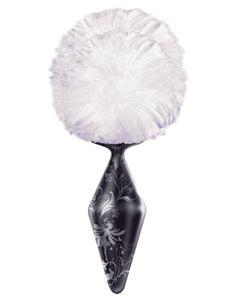 Fashionistas Black Glass Bunny Tail