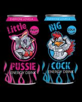 Big Cock/Little Pussy Energy Drinks