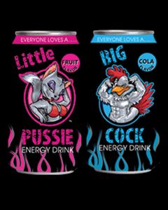 Big Cock/Little Pussy Energy Drinks