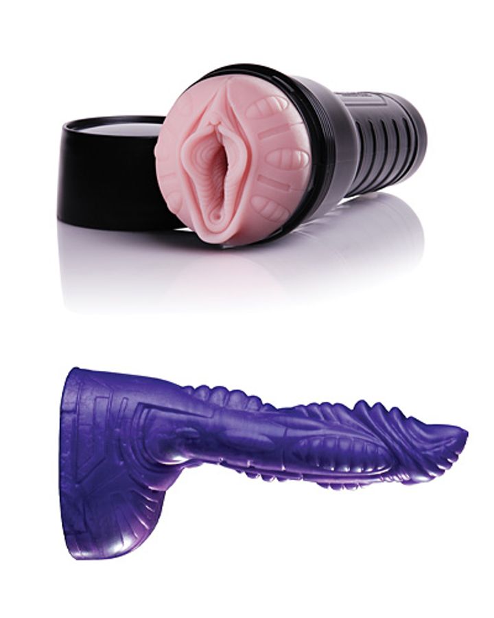 Cyborg Fleshlight and Dildo