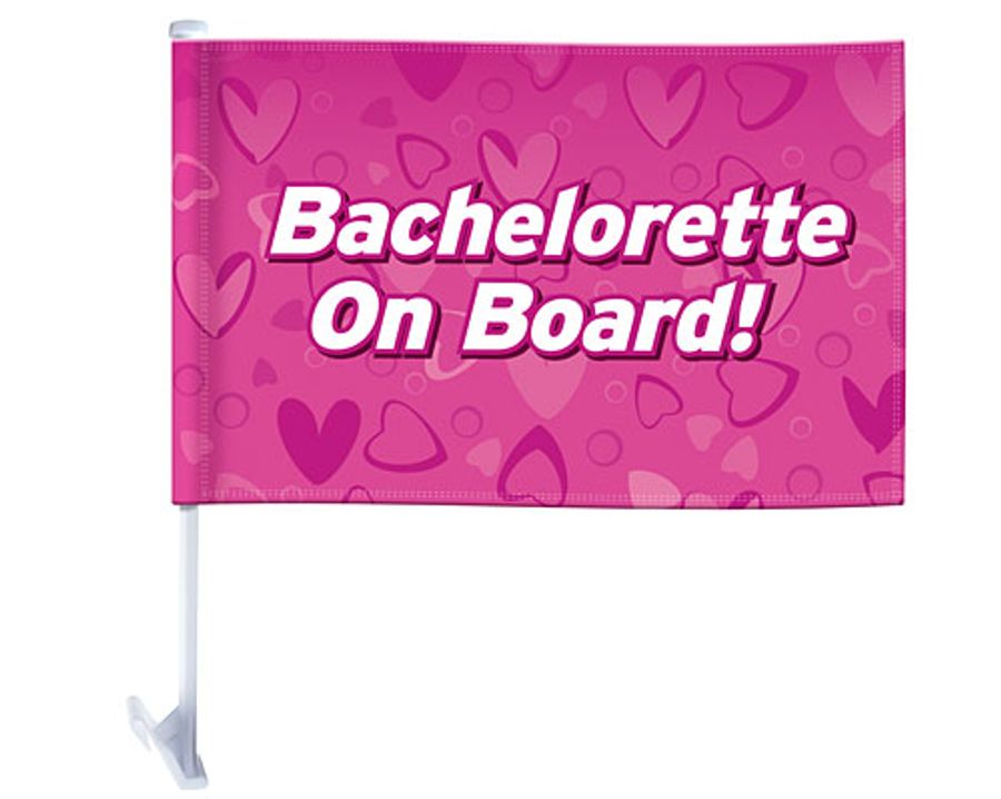 Bachelorette Party Favors Bachelorette Car Flag
