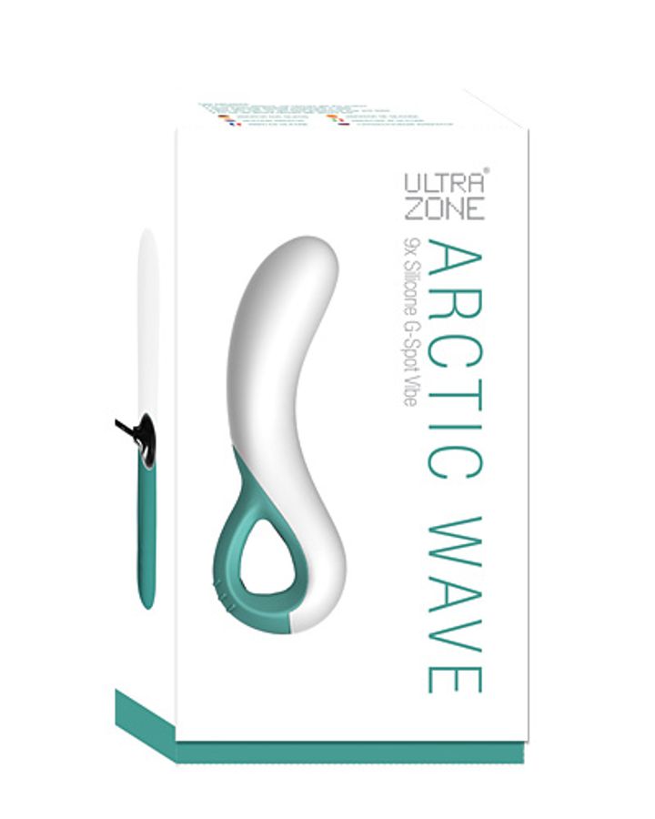 Ultra Zone Arctic Wave 9X Silicone G-Spot Vibe