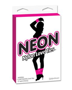 Neon Nylon Love Ties