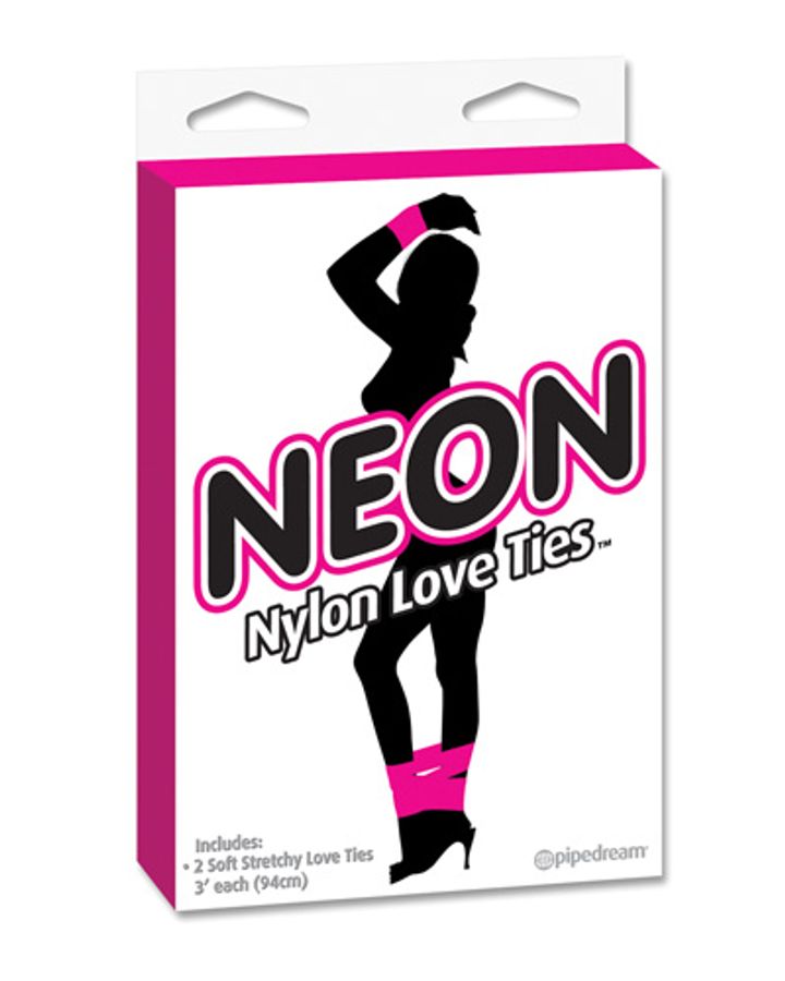 Neon Nylon Love Ties