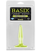 Basix Rubber Mini Butt Plug