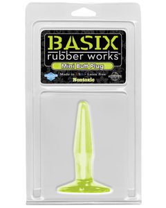 Basix Rubber Mini Butt Plug