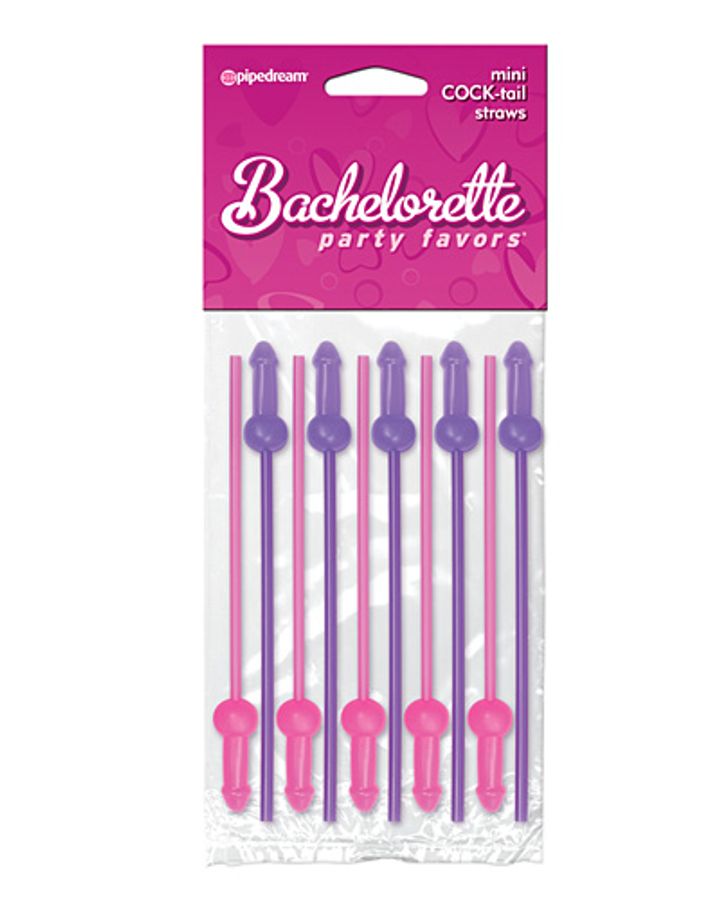 Bachelorette Party Favors Mini Cock-tail Straws