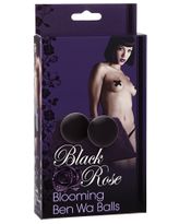 Black Rose Blooming Ben Wa Balls
