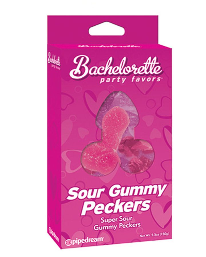 Bachelorette Party Favors Super Sour Gummy Peckers