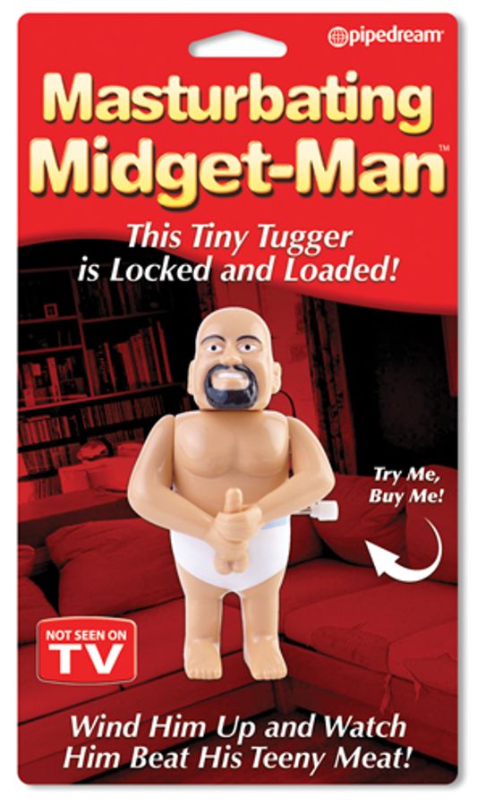 Masturbating Midget Man Wind-Up Doll