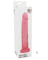 Pink Jelly Slim Dildo