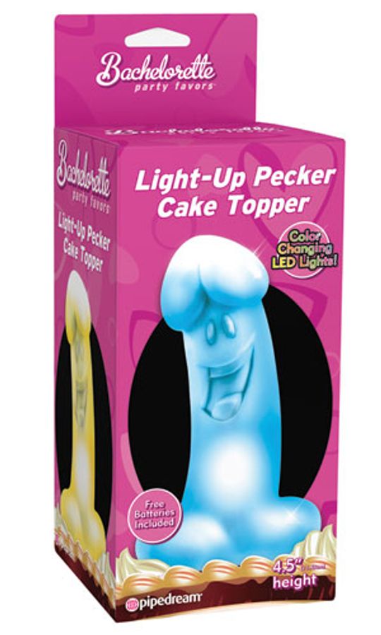 Light-Up Pecker Cake Topper