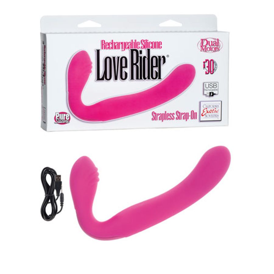 Rechargeable Silicone Lover Rider Strapless Strap-On