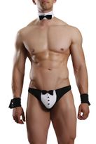 Tuxedo Thong Set