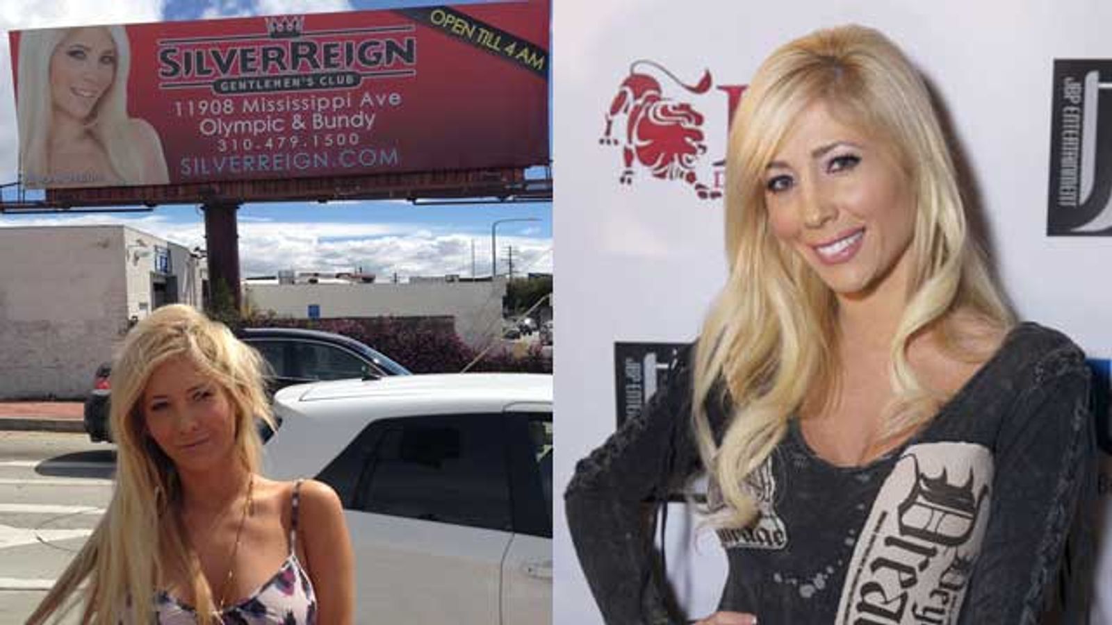 Tasha Reign Featured on Silver Reign Gentlemen’s Club Billboards