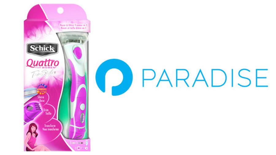Paradise Marketing Signs Exclusive With Schick Quattro TrimStyle