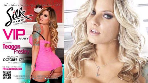 Teagan Presley Returns to Green Bay for 3 Nights at Silk Milwaukee