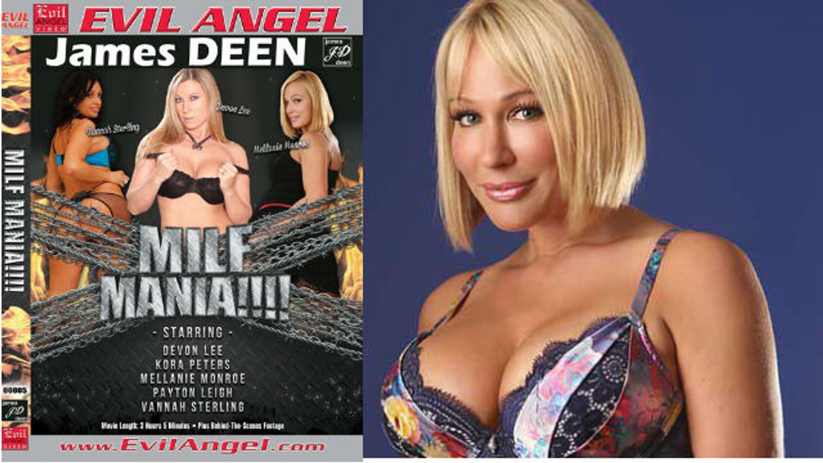 Mellanie Monroe Delivers for Evil Angel in 'MILF Mania!!!!'