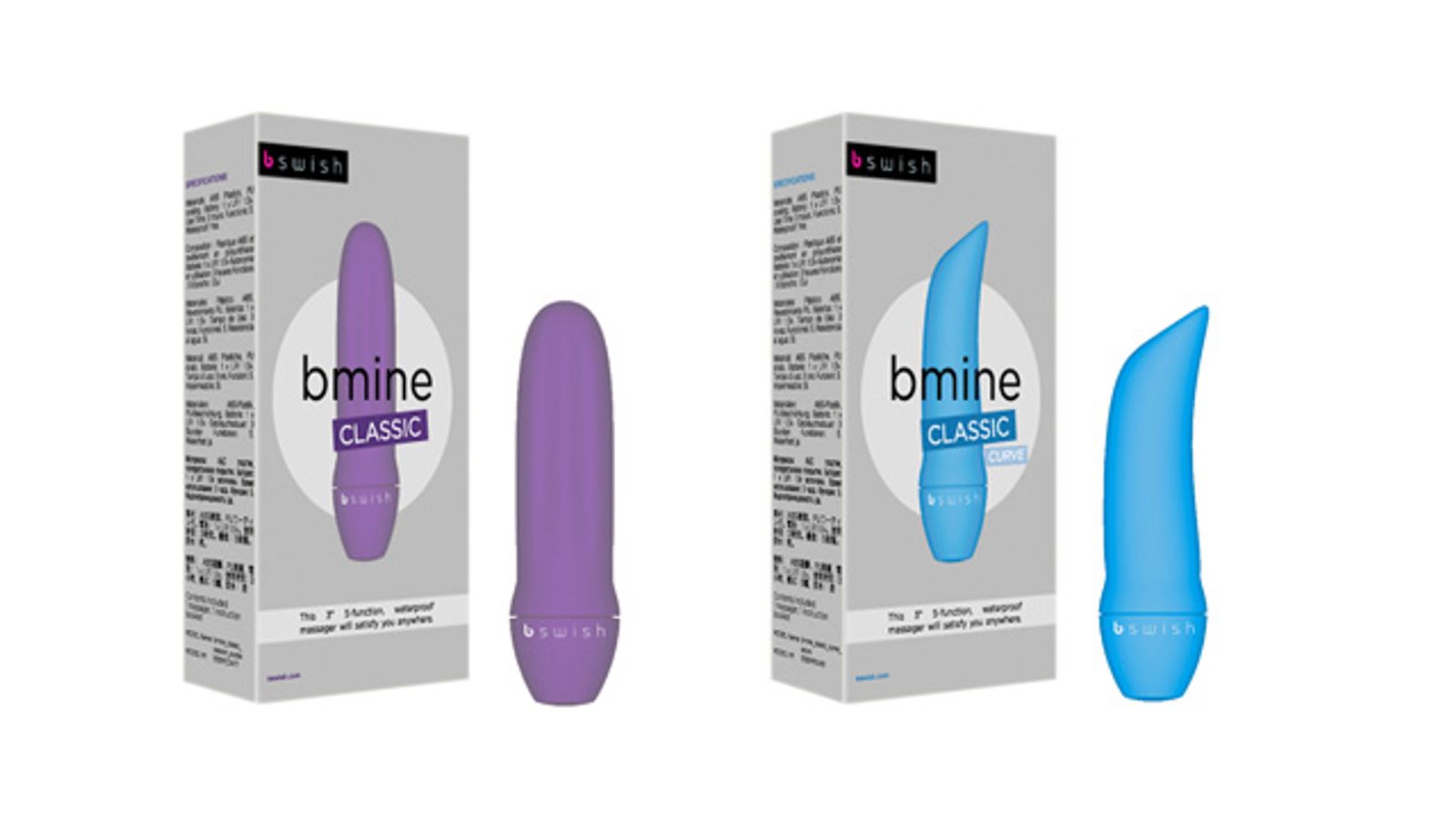 B Swish Debuts Bmine Mini Massagers