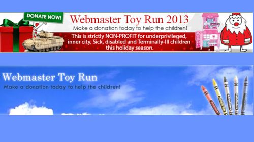 10th Annual Webmaster Toy Run Begins Fund-Raising Drive