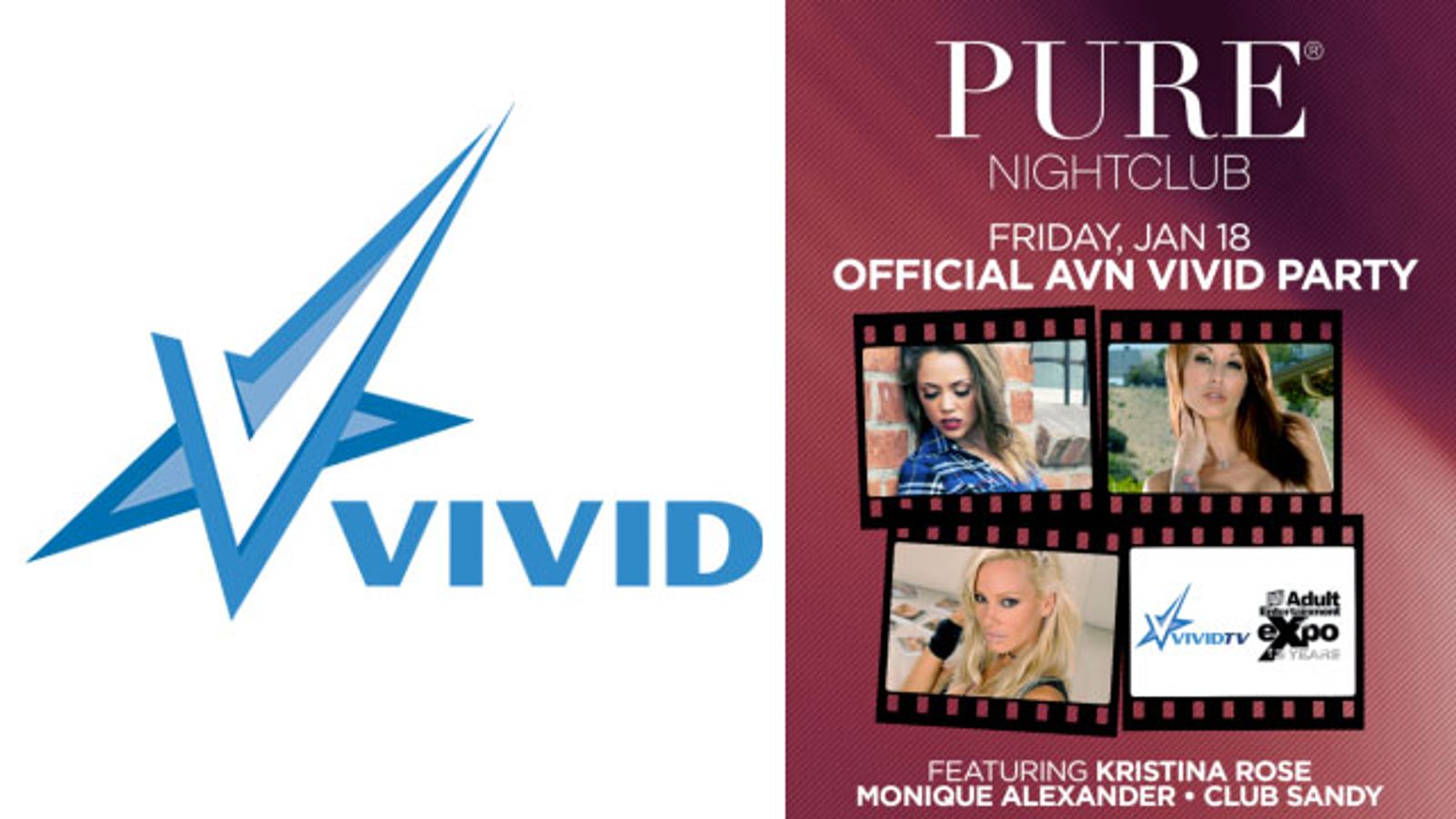 Vivid Brings Sizzle to Pure at Official AVN Party