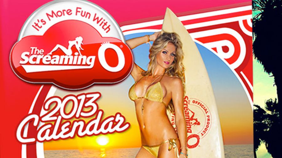 The Screaming O Debuts Colorful 2013 Calendar Fun in the Sun All Year Round