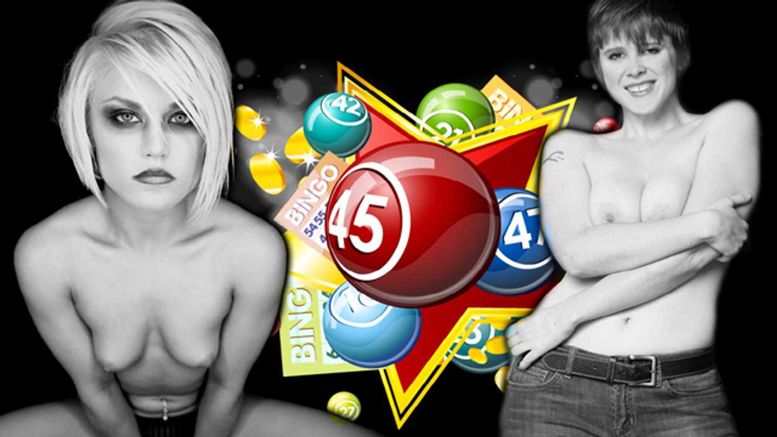 Ash Hollywood and Lily Cade host AVN's Official Porn Star Bingo
