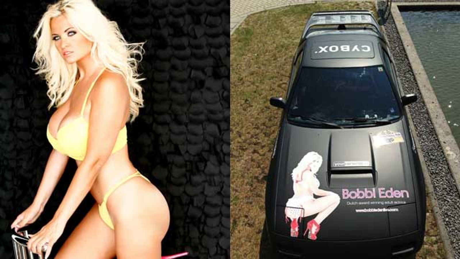 Bobbi Eden in Dutch Reality Show, Has Car Competing in Cannonball Run
