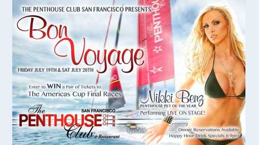 Nikki Benz Headlines Penthouse Club SF This Weekend