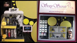 Sexy Secrets Impresses With Display Window Featuring pjur