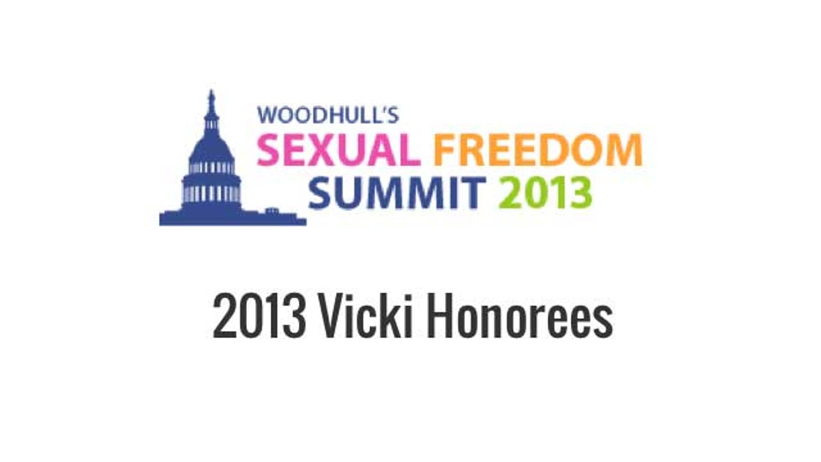 Woodhull Announces Sexual Freedom Honorees for 2013