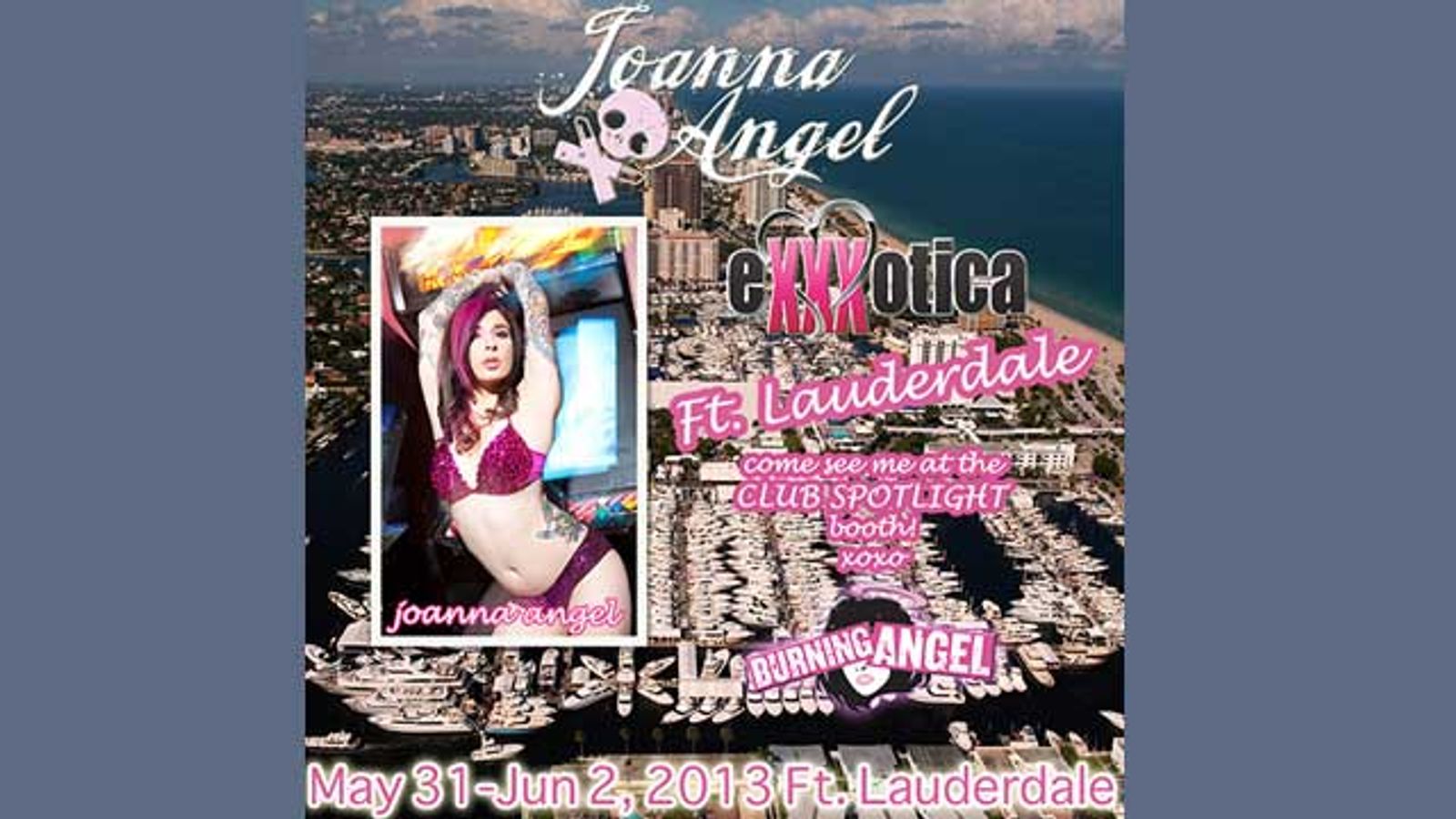 Joanna Angel to Heat Up Exxxotica South Florida 2013