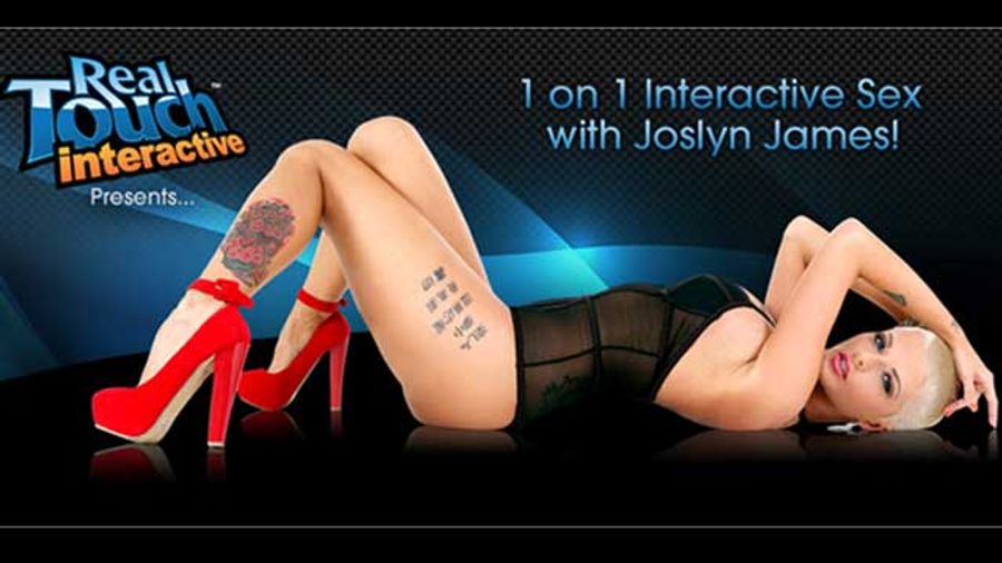 Joslyn James Becomes Real Touch Spokesperson, Plans Live Web Cam Gigs