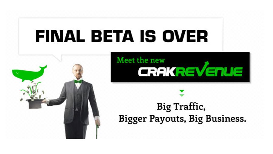 CrakRevenue Exits Beta and Unveils New, Improved Website