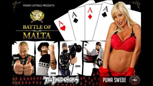 Puma Swede to Play at Battle of Malta Poker Tournament