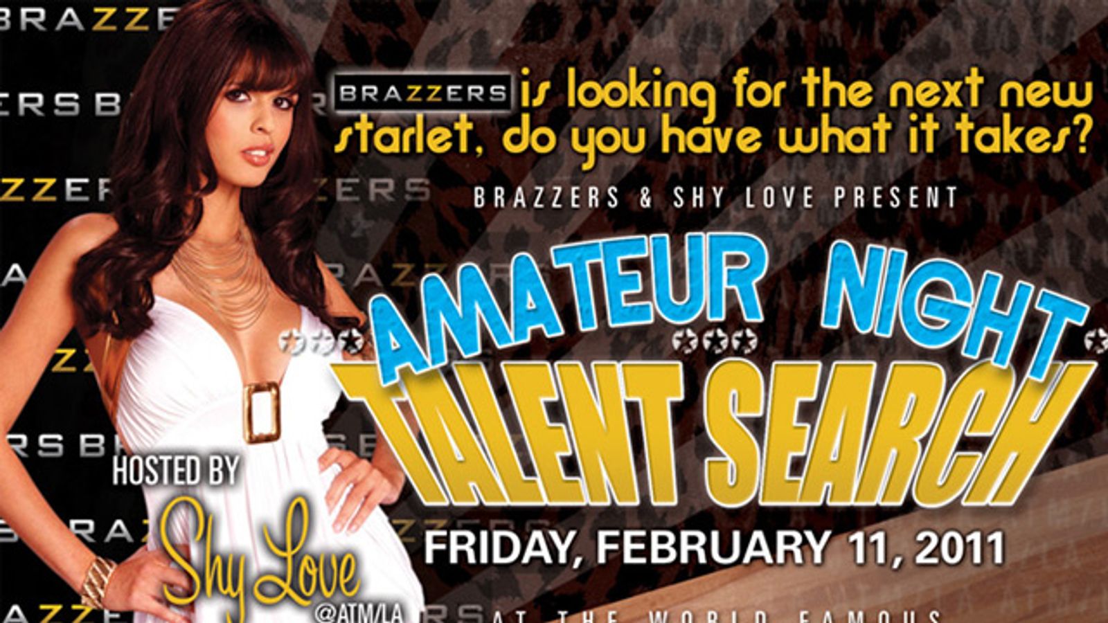 Brazzers and Shy Love Team Up on Amateur Night Talent Search at Spearmint Rhino in Kentucky