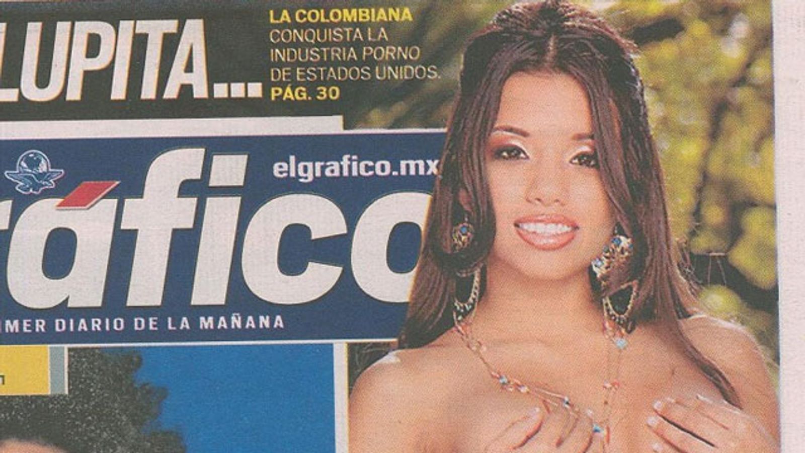 Lupe Fuentes Dances in Cleveland, Graces Cover of El Grafico