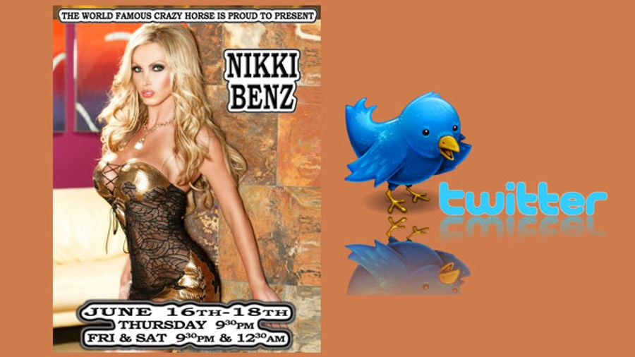 Nikki Benz Hits 100K Twitter Fans, Celebrates at SF Crazy Horse
