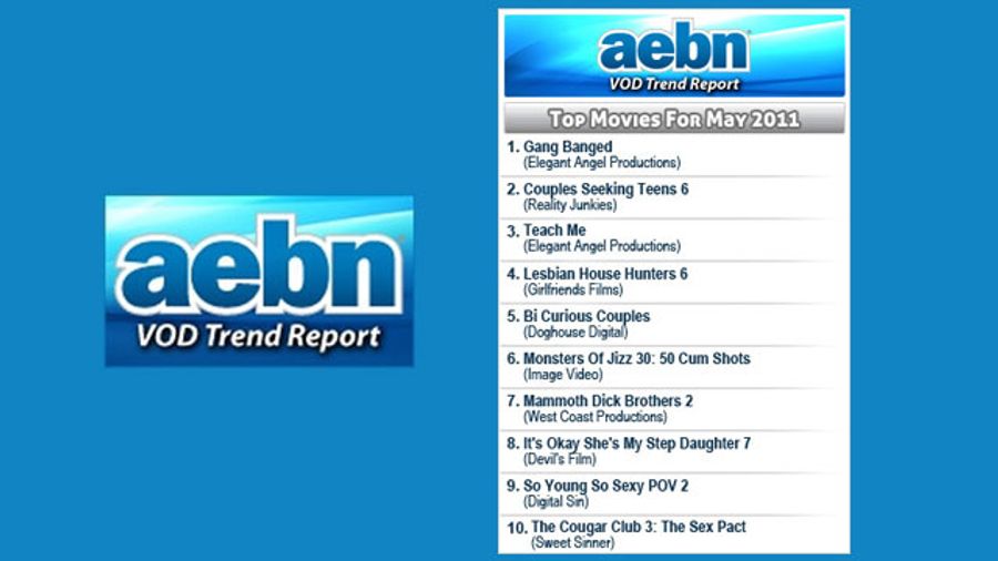 AEBN: Mich., Wash., Ariz, Maryland Lead in VOD Viewing in May