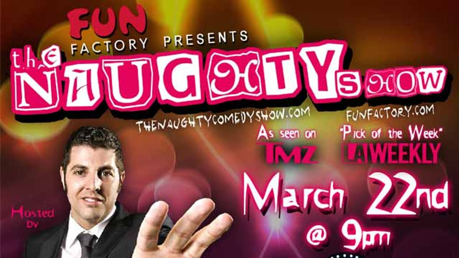 Naughty Show Welcomes Andy San Dimas Thursday Night