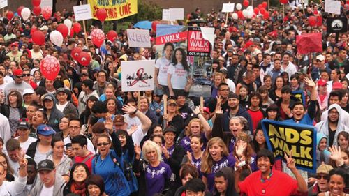 Jessica Drake Leads Wicked Team at AIDS Walk LA