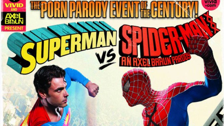 Vivid Releases Braun's Latest: 'Superman vs. Spider-Man XXX'